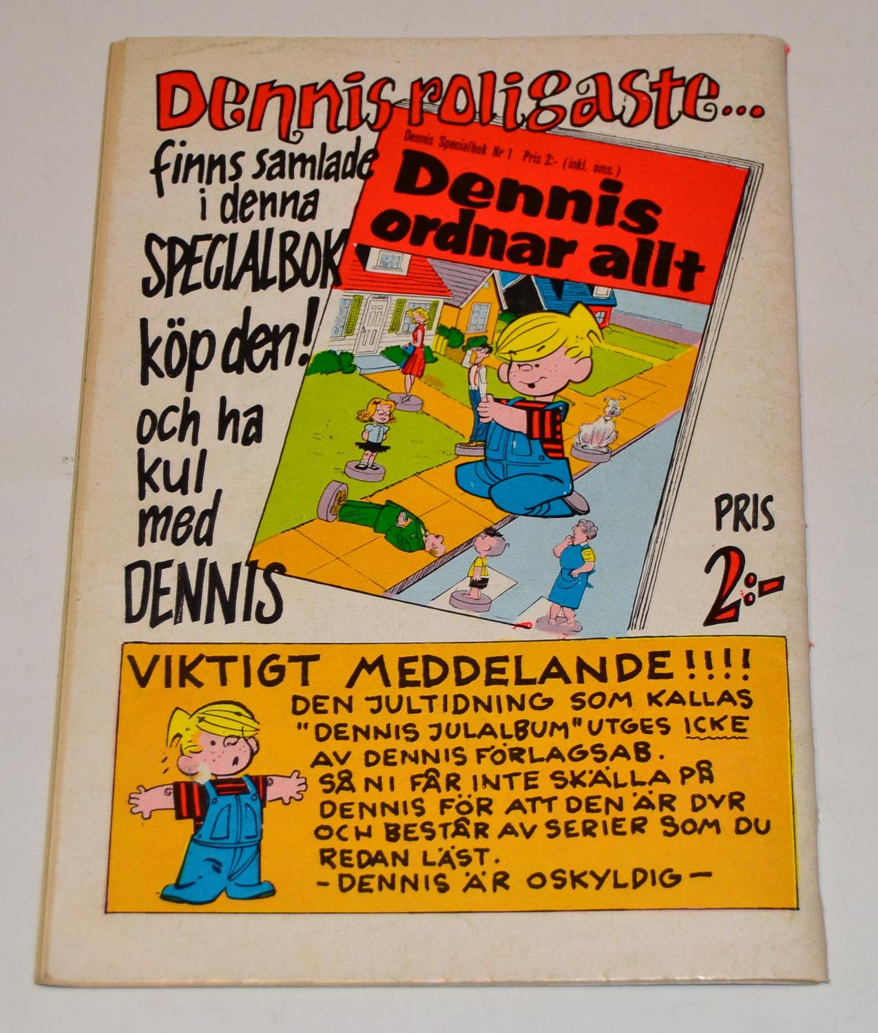 Dennis No. 2 1969 #VG#