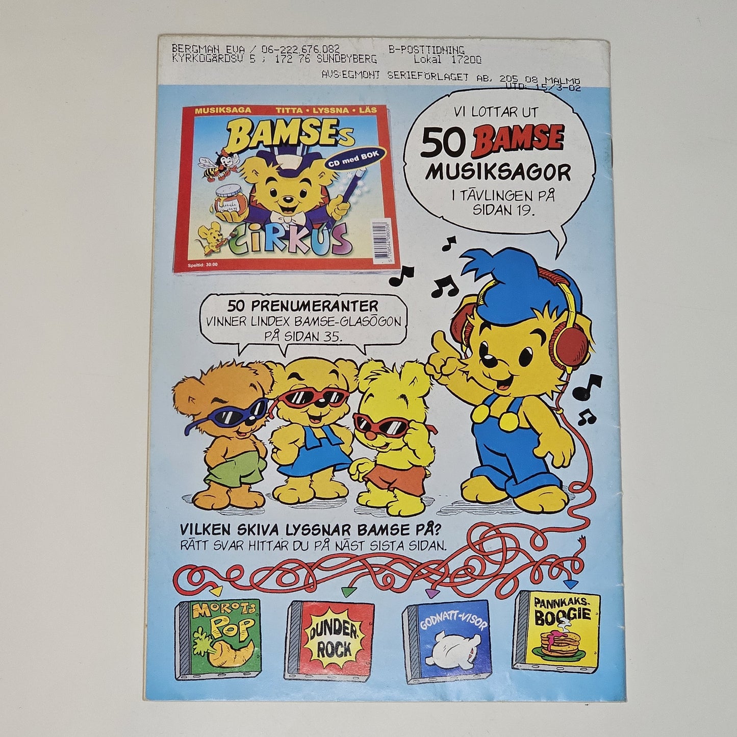 Bamse Nr 5 2002 #FN#