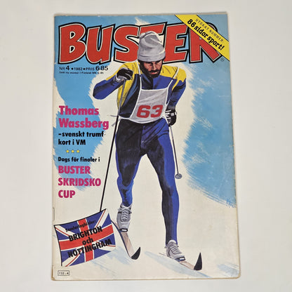 Buster Nr 4 1982 #FN# - Thomas Wassberg