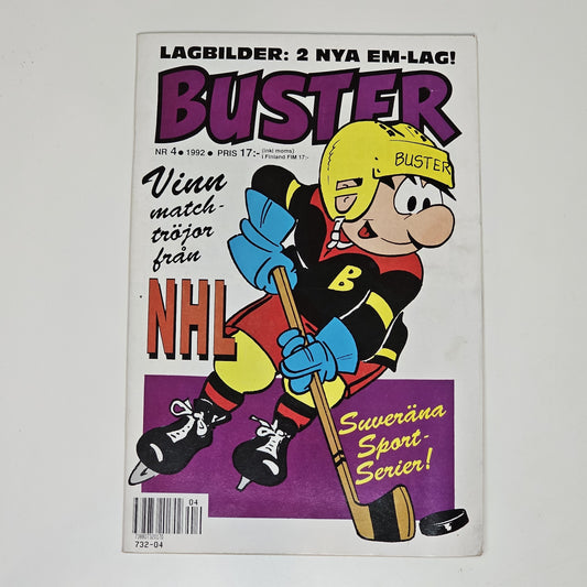 Buster Nr 4 1992 #FN# + Affisch