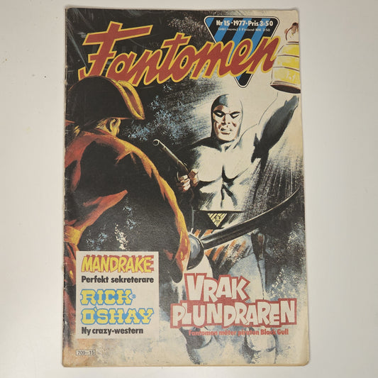 Fantomen Nr 15 1977 #VG#