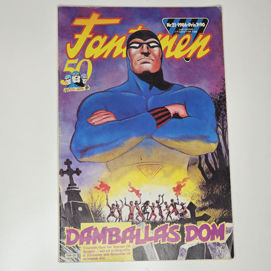 Fantomen Nr 21 1986 #VG#