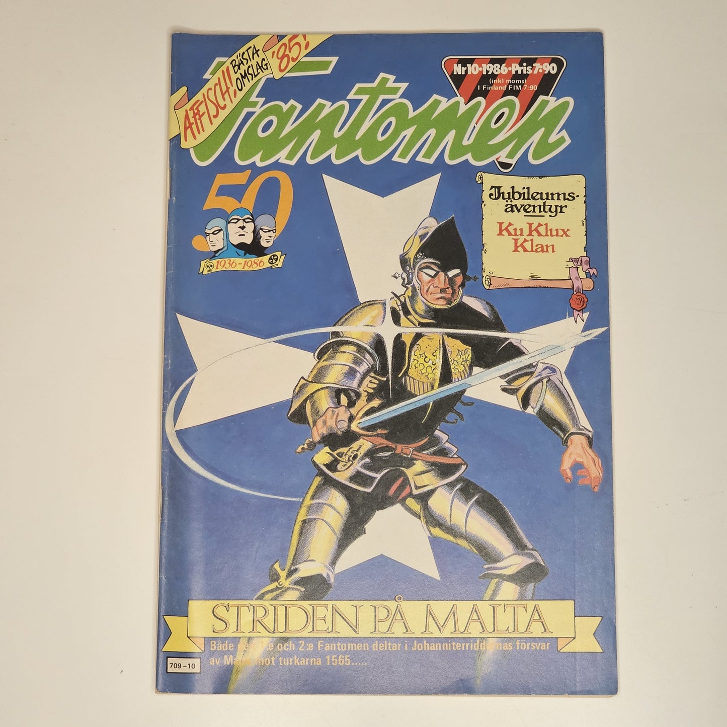 Fantomen Nr 10 1986 #VG# + Bilaga