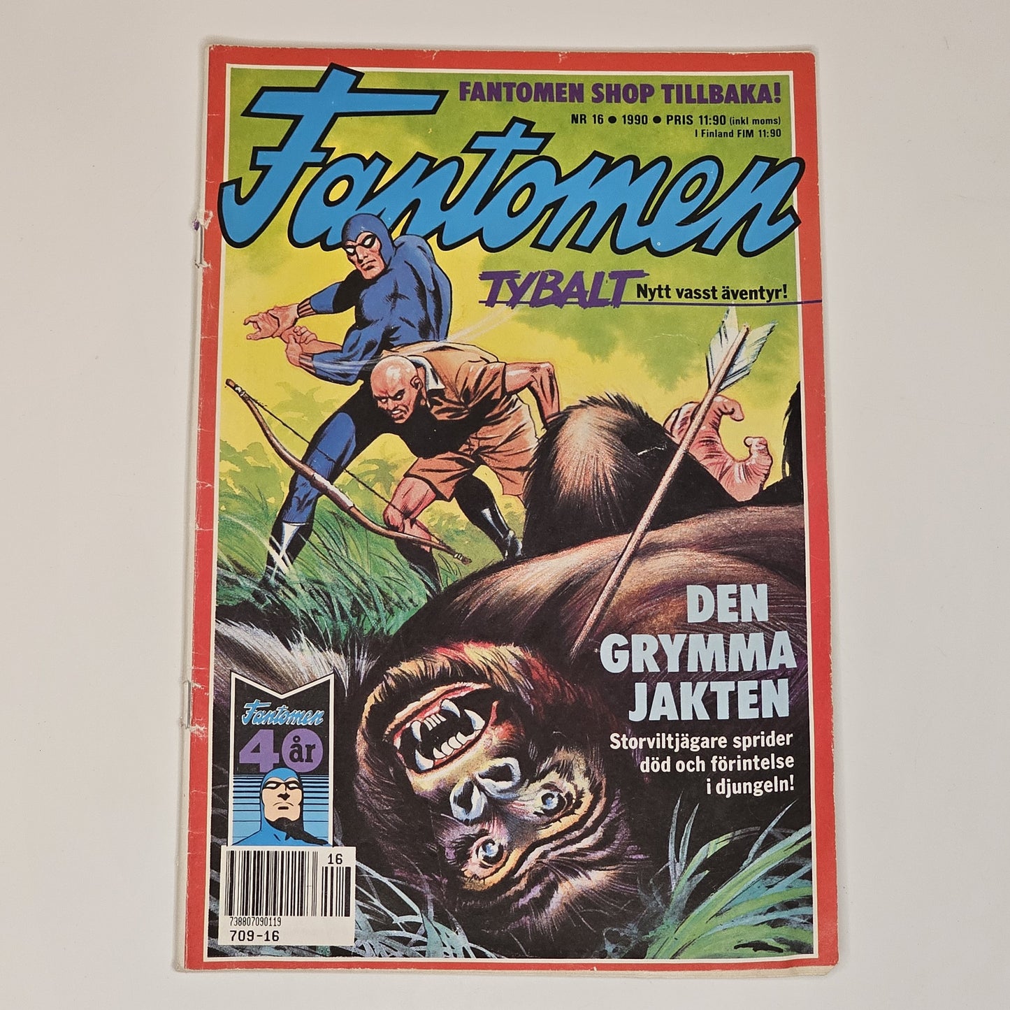 Fantomen Nr 16 1990 #VG#