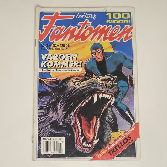 Fantomen Nr 15 1992 #VG#