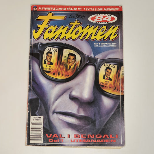 Fantomen Nr 4 1994 #VG#