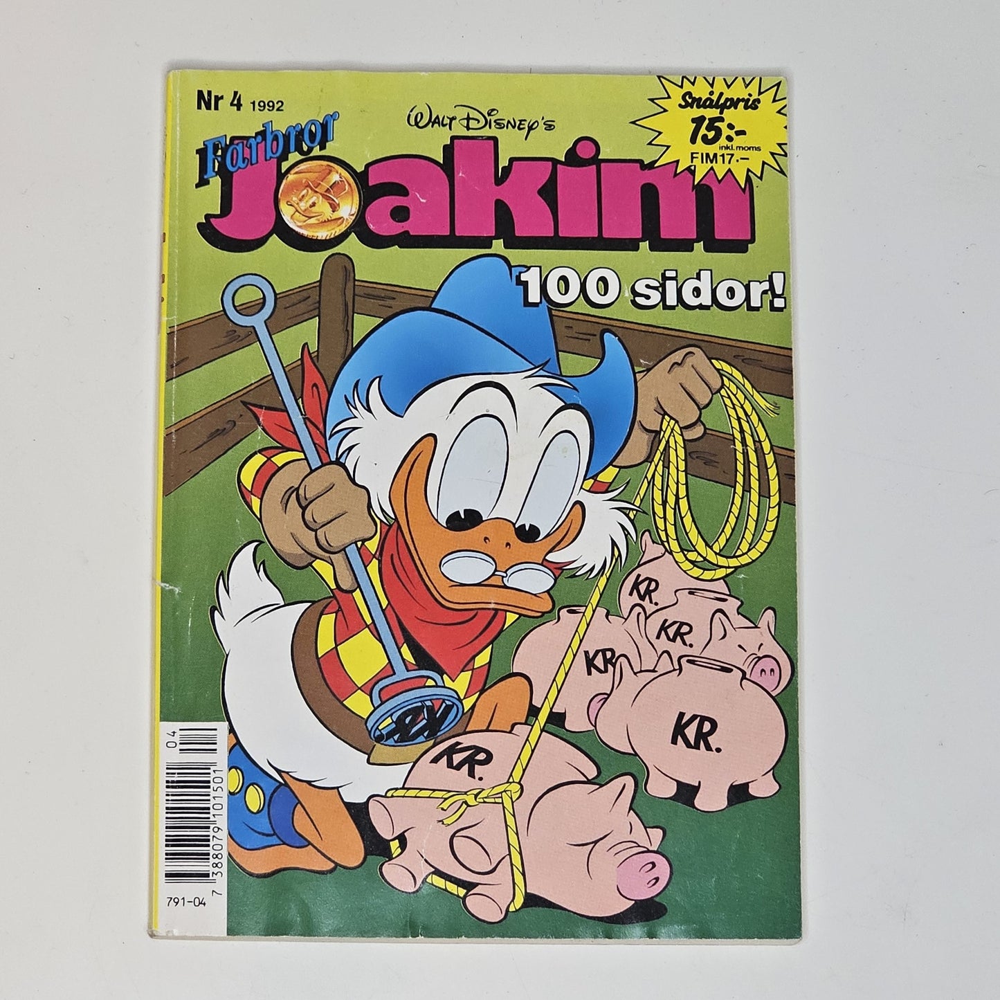 Farbror Joakim Nr 4 1992 #VG#