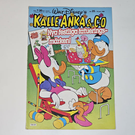 Kalle Anka & Co Nr 25 1986 #VG#