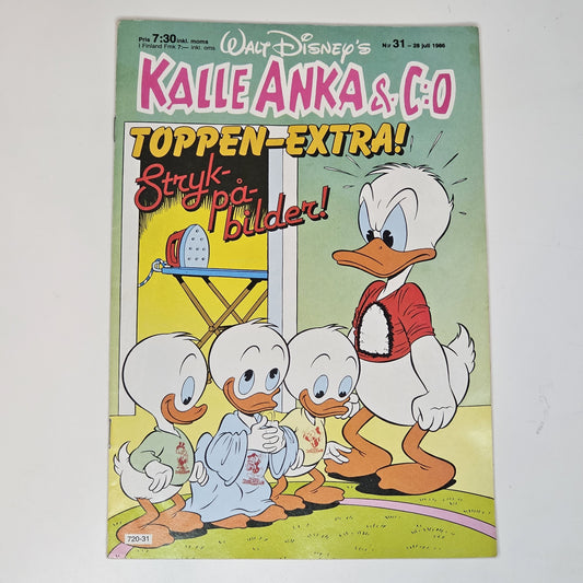 Kalle Anka & Co Nr 31 1986 #VG#