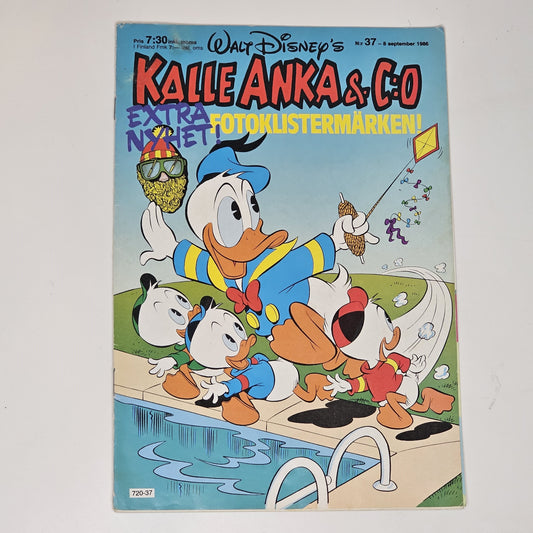 Kalle Anka & Co Nr 37 1986 #VG#