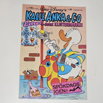 Kalle Anka & Co Nr 38 1986 #FN# + Reklambilaga