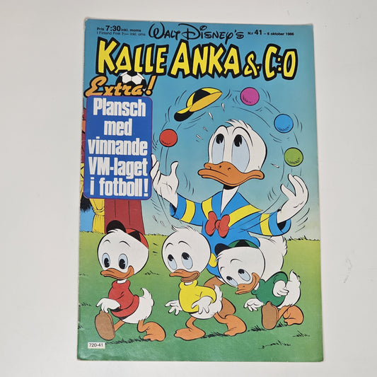 Kalle Anka & Co Nr 41 1986 #FN# + Prenumerationsbilaga