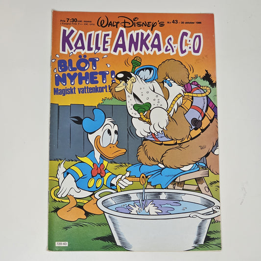 Kalle Anka & Co Nr 43 1986 #VG#