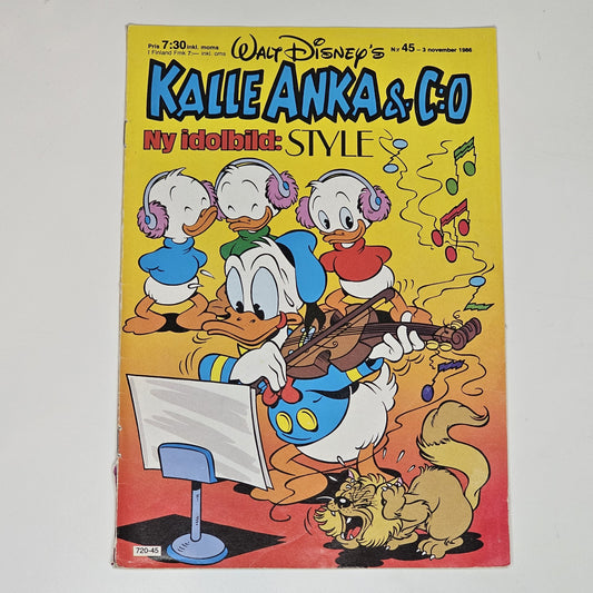 Kalle Anka & Co Nr 45 1986 #VG#