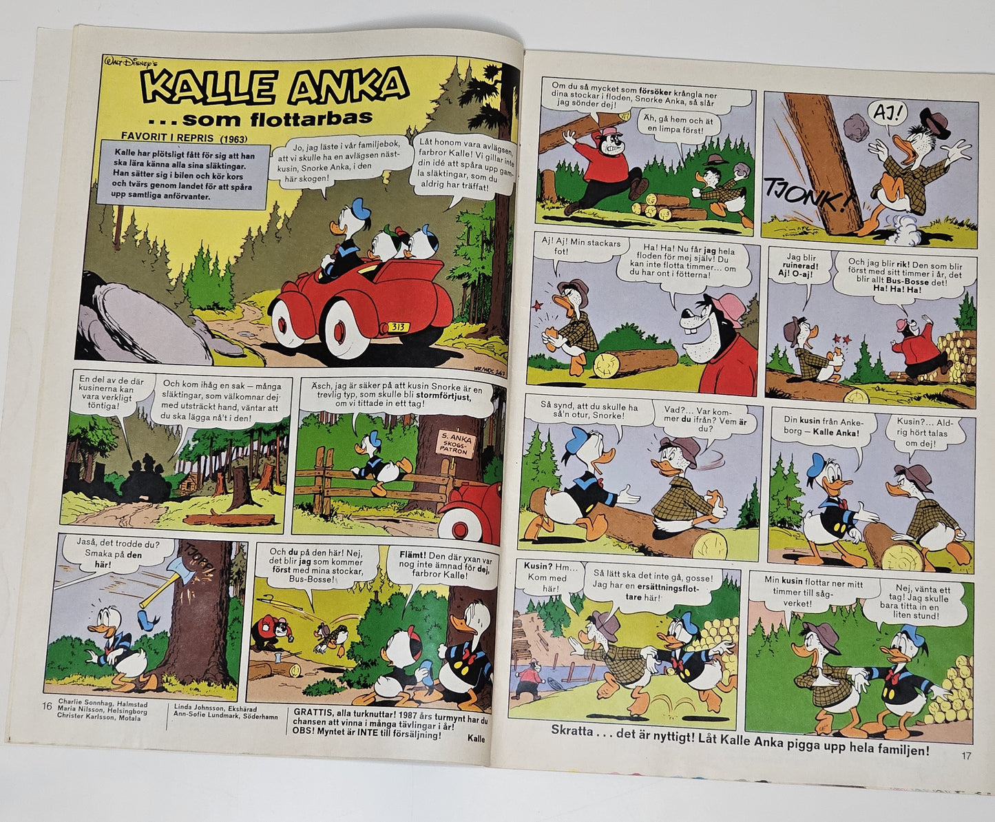 Kalle Anka & Co Nr 22 1987 #VG#