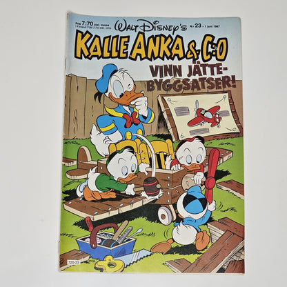 Kalle Anka & Co Nr 23 1987 #VG#