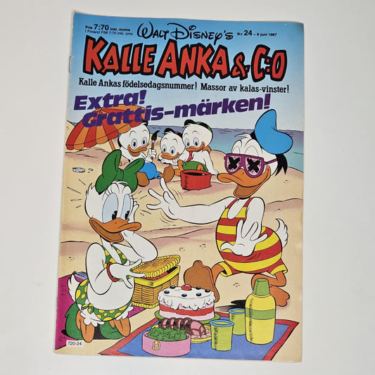 Kalle Anka & Co Nr 24 1987 #VG#