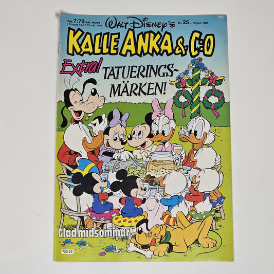 Kalle Anka & Co Nr 25 1987 #VG#