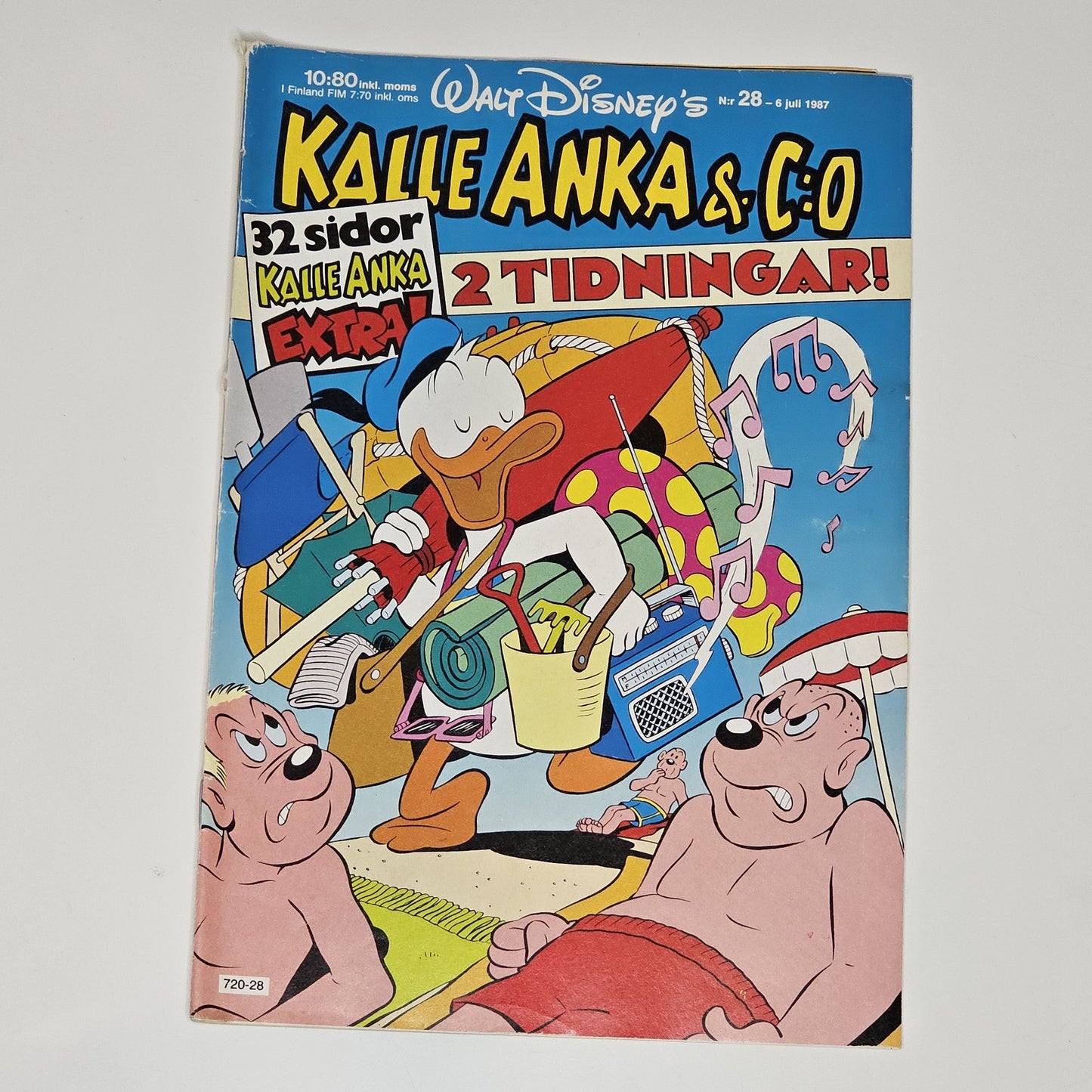 Kalle Anka & Co Nr 28 1987 #VG#