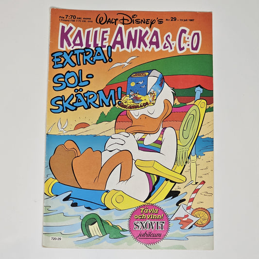 Kalle Anka & Co Nr 29 1987 #VG#