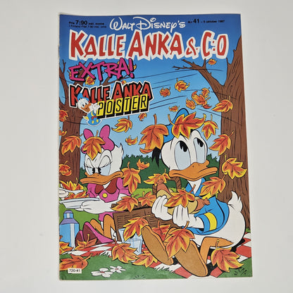 Kalle Anka & Co Nr 41 1987 #FN# + Prenumerationsbilaga