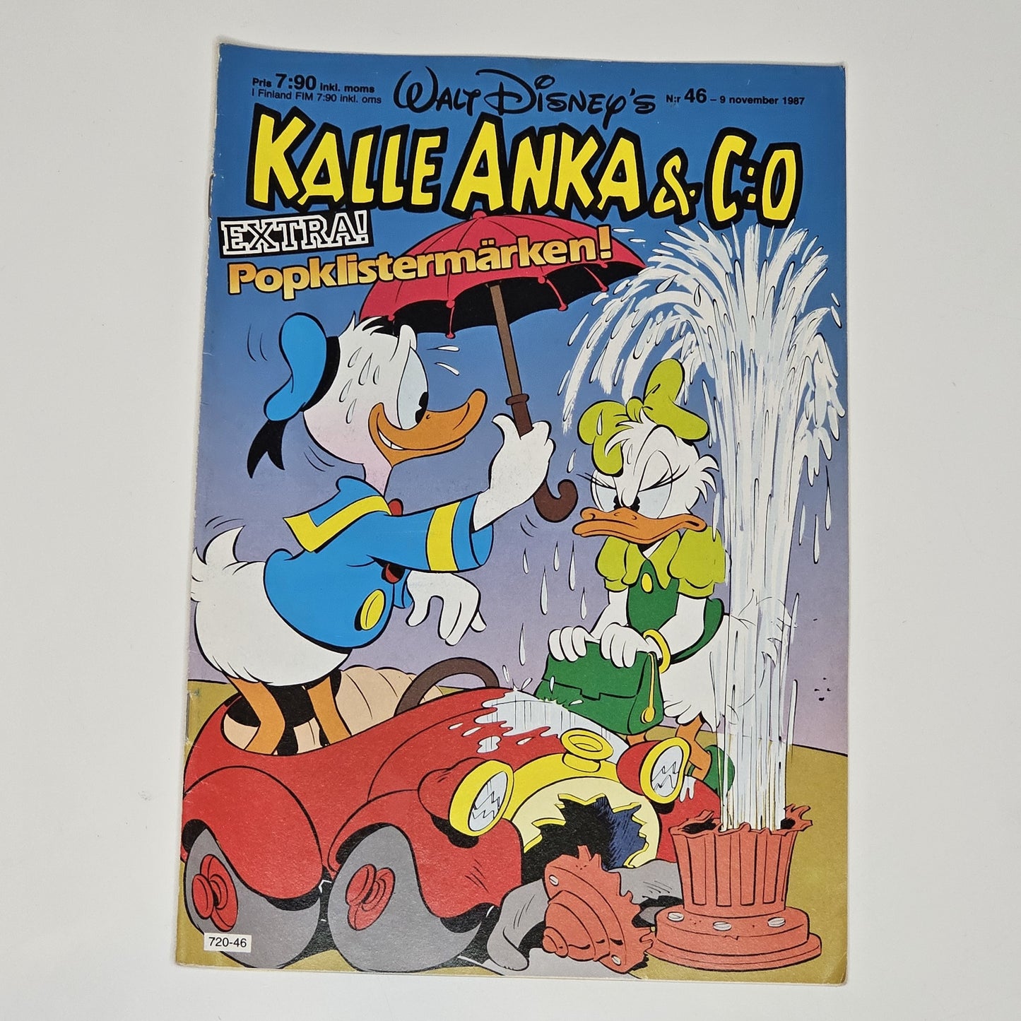 Kalle Anka & Co Nr 46 1987 #FN# + Reklambilaga