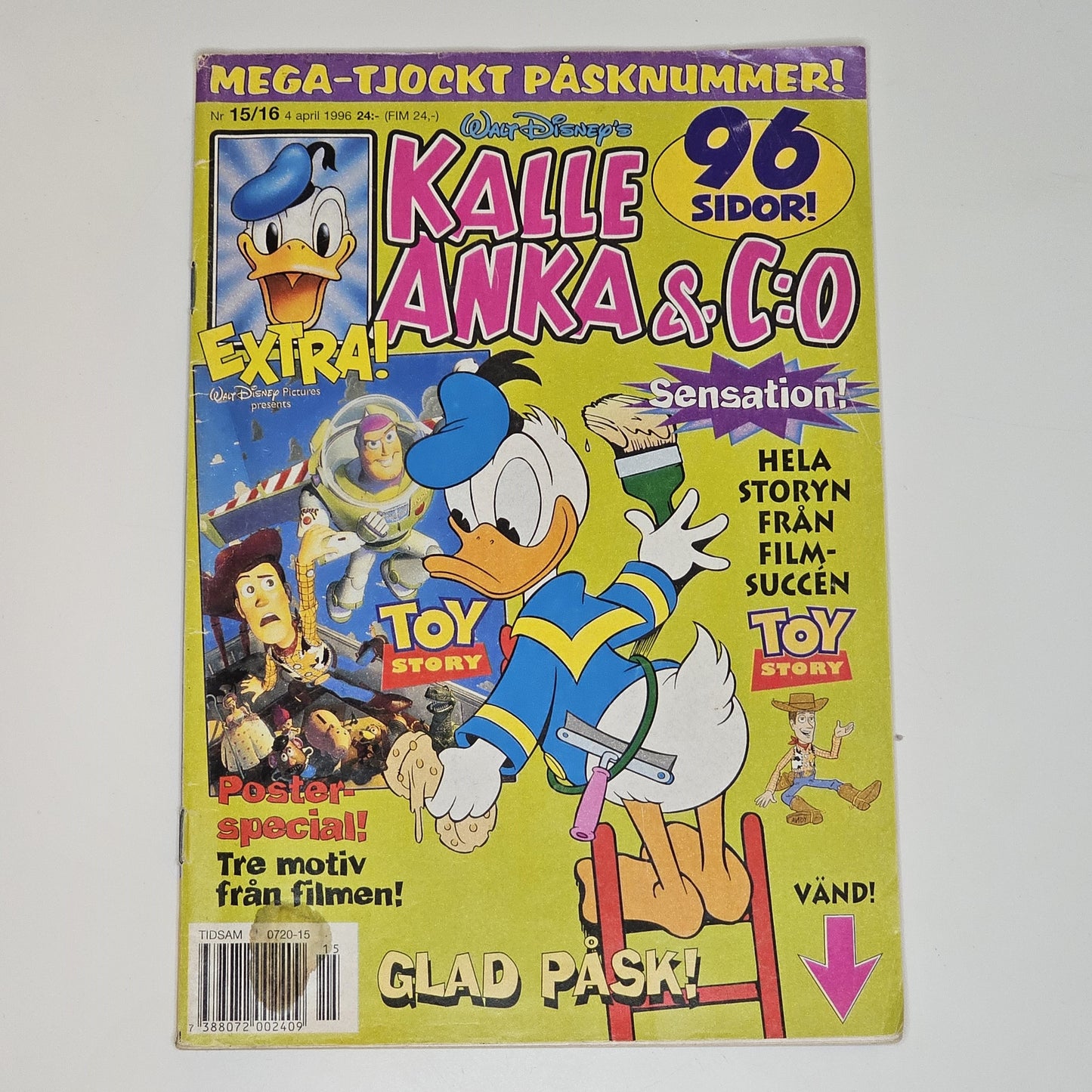 Kalle Anka & Co Nr 15-16 1996 #VG#