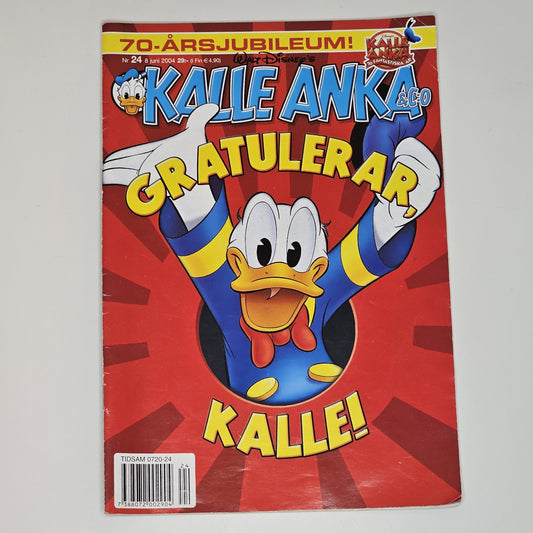 Kalle Anka & Co Nr 24 2004 + Affisch #FN#