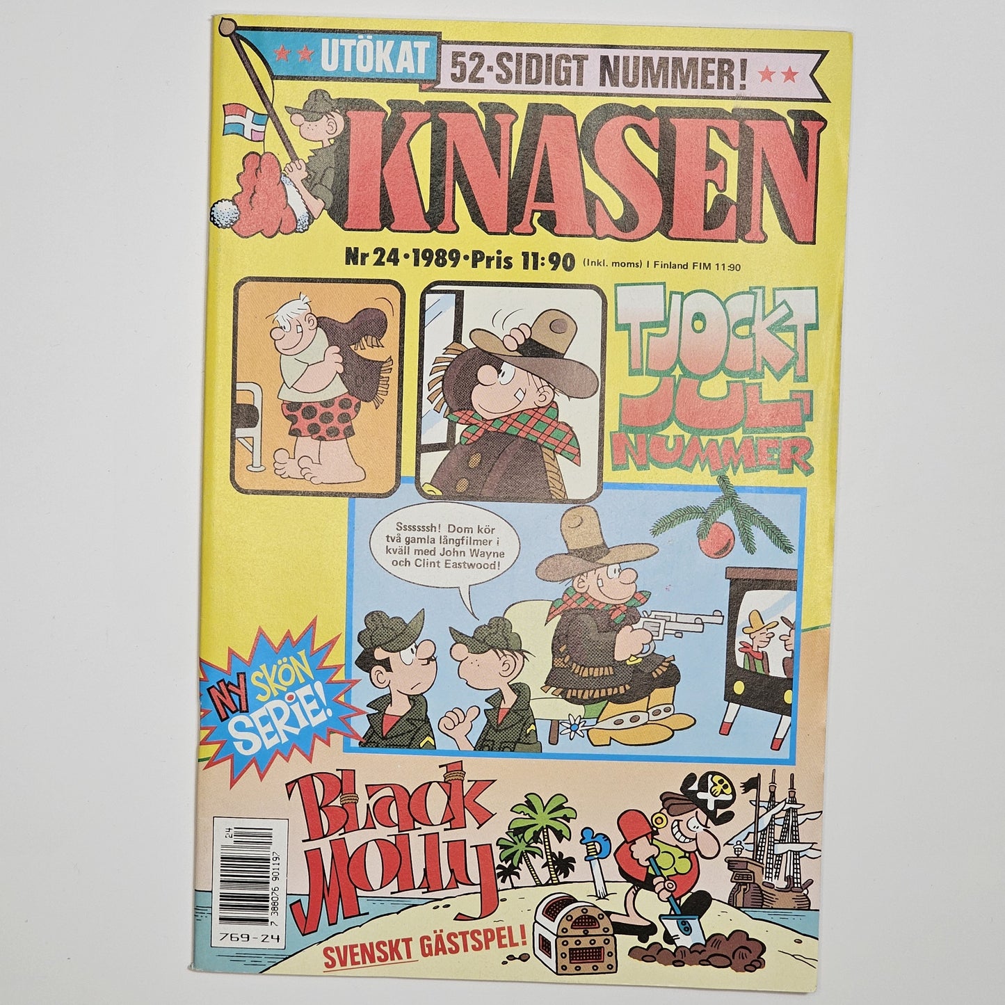 Knasen Nr 24 1989 - Julalbum + Annonsbilaga #VF#