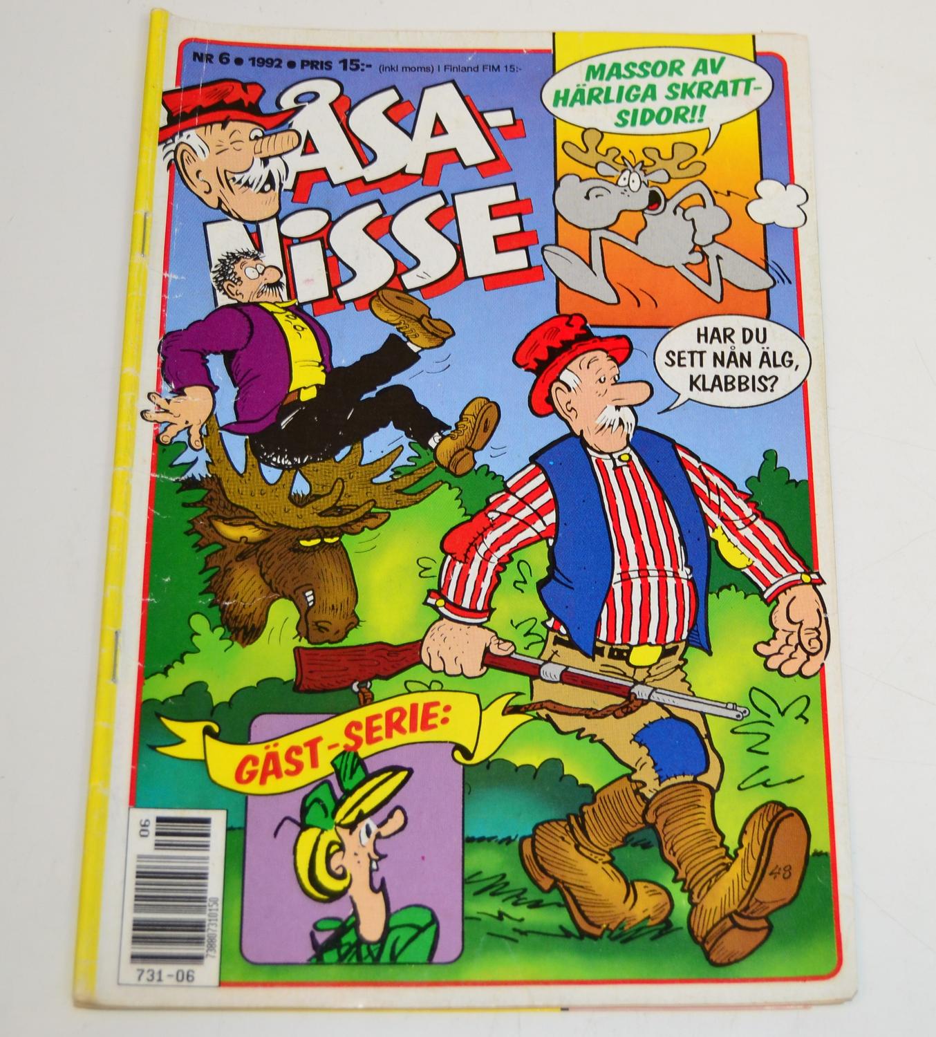 Åsa-Nisse No. 6 1992 #VG#